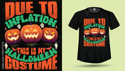 Halloween tshirt design graphic & vector