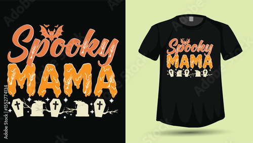 Halloween tshirt design graphic & vector