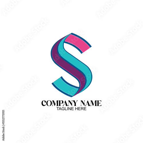 Abstract S Logo Design 