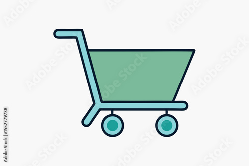 Shopping Cart Icon  E-commerce, Online Retail, and Digital Purchases