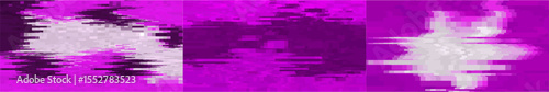 Pixel purple background for retro game or design. Purple bit effect error screen. Old game retro background. Vector illustration