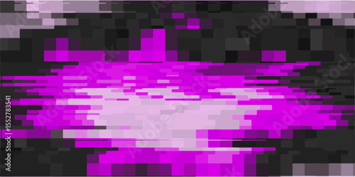 Pixel purple background for retro game or design. Purple bit effect error screen. Old game retro background. Vector illustration