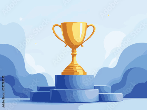 gold trophy cup