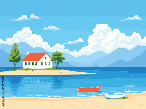 house on the beach