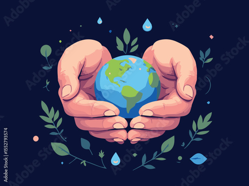 earth in hands