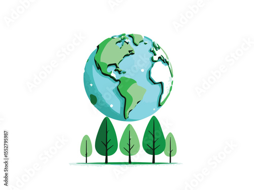 green planet earth