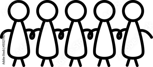 World Zero Discrimination Day vector in black and white Style