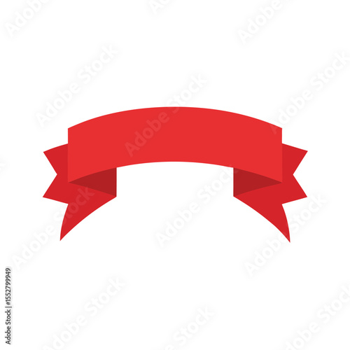 Clean White Tail End Promo Ribbons