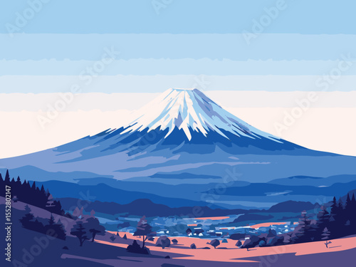 mount fuji in japan