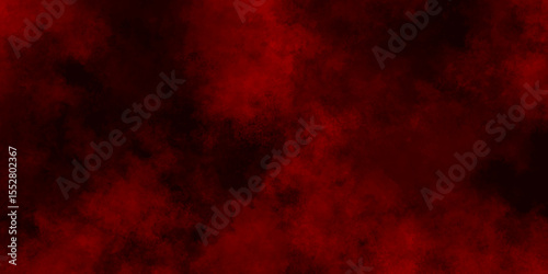 Abstract grunge red and black powder explosion cloud on black background. dark red smoke Like cloud wave effect on black. dark fire flame grunge texture background. toned fiery red sky.