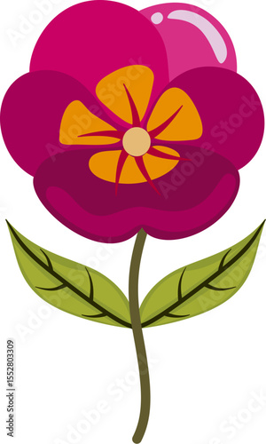 Abstract Floral Art Vector