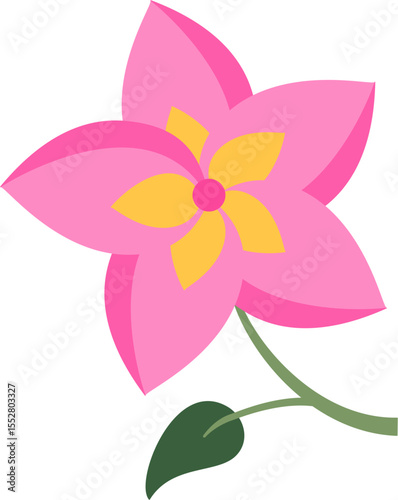 Abstract Floral Art Vector