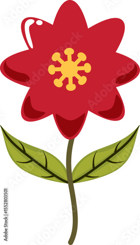 Abstract Floral Art Vector