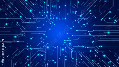 Wallpaper Mural Abstract circuit board pattern Torontodigital.ca