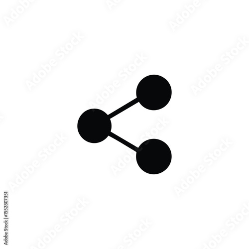 Share Connected Dots Solid Icon Network