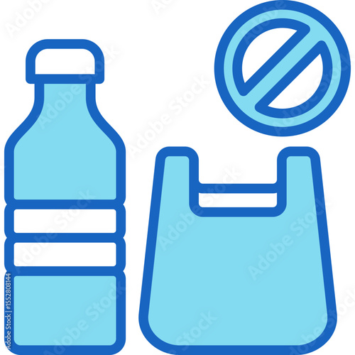 No Plastic Icon