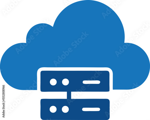 Cloud Server Technology Hosting Logo Design