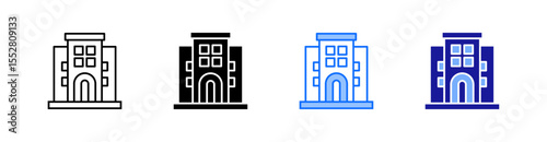 Office Multiple Style Icon Set Vector 