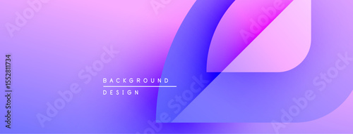 Abstract gradient background. Purple, pink hues blend smoothly. Modern design elements create visual interest. Simple text overlay present.