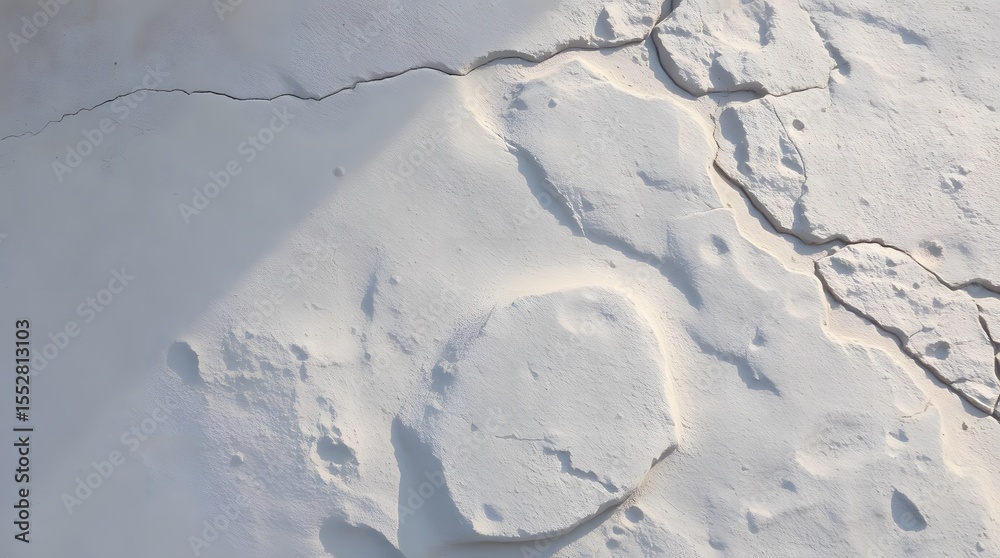 Fototapeta premium An abstract painting with a focus on smooth gradient transitions and diffused shadows on a textured rock surface. The color palette is muted and calming