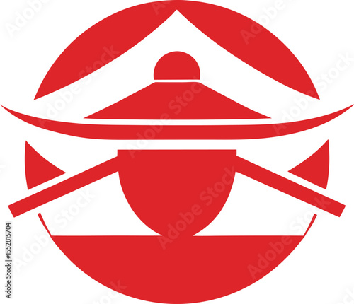Japanese Restaurant Culinary Logo Design