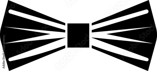 Elegant black Bows icon in Different Styles for Gift Wrapping and Decorations. Fashion and elegance concept. realistic look accessory formal occasions, events or dressing up in style flat Design.