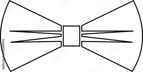 Elegant black Bows icon in Different Styles for Gift Wrapping and Decorations. Fashion and elegance concept. realistic look accessory formal occasions, events or dressing up in style flat Design.