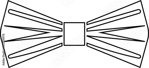 Elegant black Bows icon in Different Styles for Gift Wrapping and Decorations. Fashion and elegance concept. realistic look accessory formal occasions, events or dressing up in style flat Design.