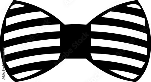 Elegant black Bows icon in Different Styles for Gift Wrapping and Decorations. Fashion and elegance concept. realistic look accessory formal occasions, events or dressing up in style flat Design.