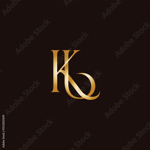 Fancy LK or KL Logo