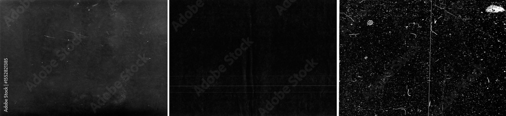 Fototapeta premium Grunge Old Retro Photo Vintage Paper Overlay Texture Pack Bundle Effect Surface Dust Film Frame Noise Grain