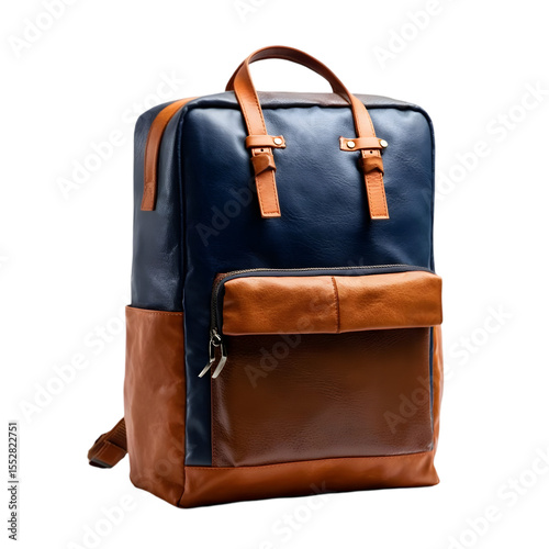 Stylish leather backpack perfect for daily use, featuring a modern design with spacious compartments for essentials.