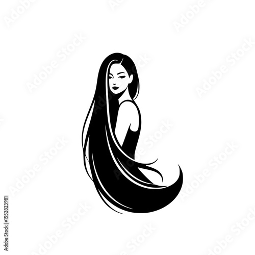 girl with long hair