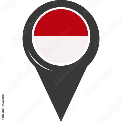 Indonesia Pin Symbol Free Download Indonesia Pin Symbol - GFXLoad