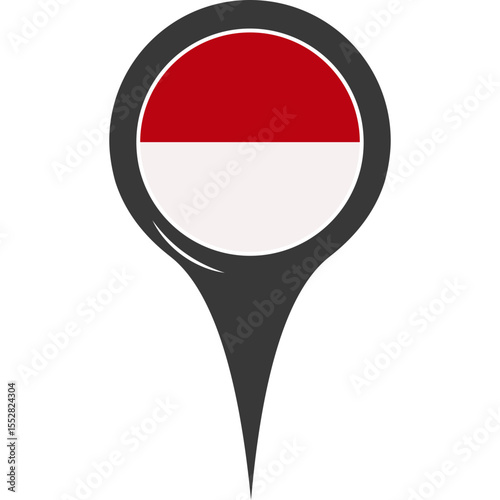 Indonesia Pin Symbol Free Download Indonesia Pin Symbol - GFXLoad