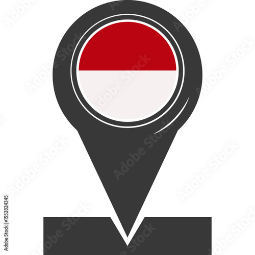 Indonesia Pin Symbol Free Download Indonesia Pin Symbol - GFXLoad