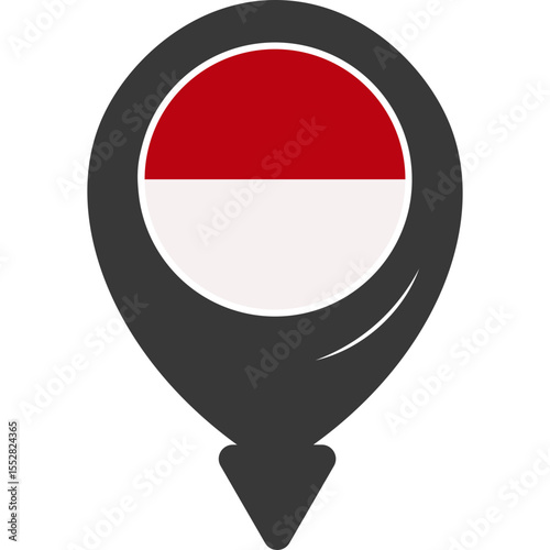 Indonesia Pin Symbol Free Download Indonesia Pin Symbol - GFXLoad