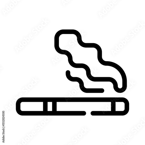 smoking line icon
