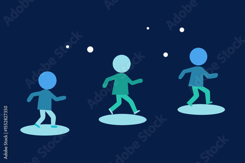 Forward Momentum  A Visual Representation of Progress and Teamwork