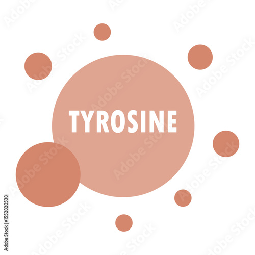 Tyrosine Amino Acid Molecule