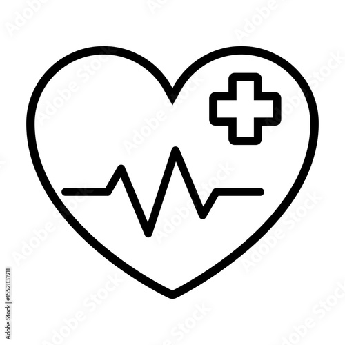 World Health Day icon vector. Medicine illustration sign collection. Healthcare. Medical records web icon.