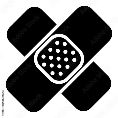 Patch icon vector. Wound illustration sign. Corn symbol or logo.