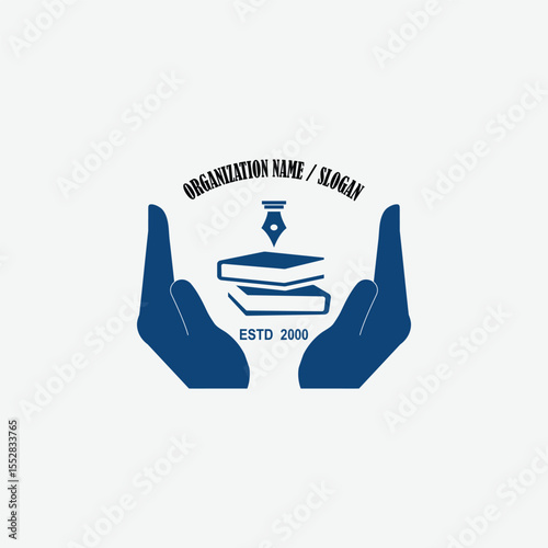 3312 educational logo school college university learning institute book academy organization