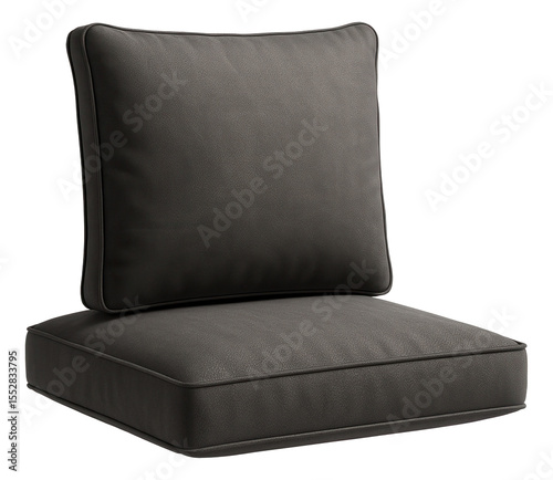 Weather-resistant outdoor cushions are frequently used on open balconies to provide comfort and style to seating areas.