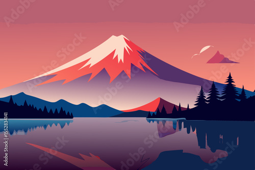mount fuji in japan
