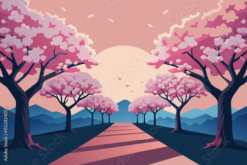cherry blossom in spring