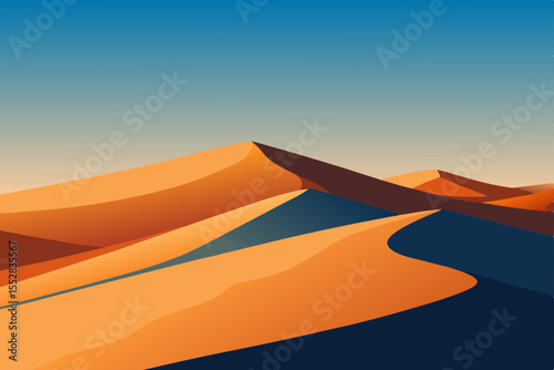sand dunes in the desert