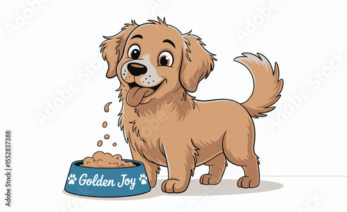 Golden Joy Dog Food Branding