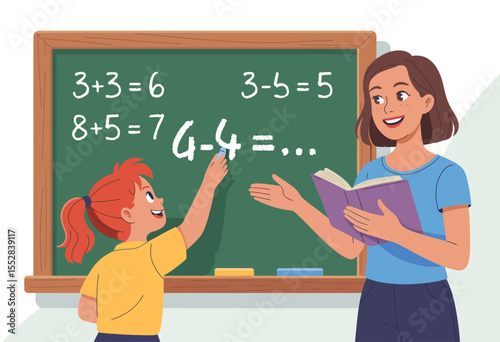 Math Lesson in Classroom