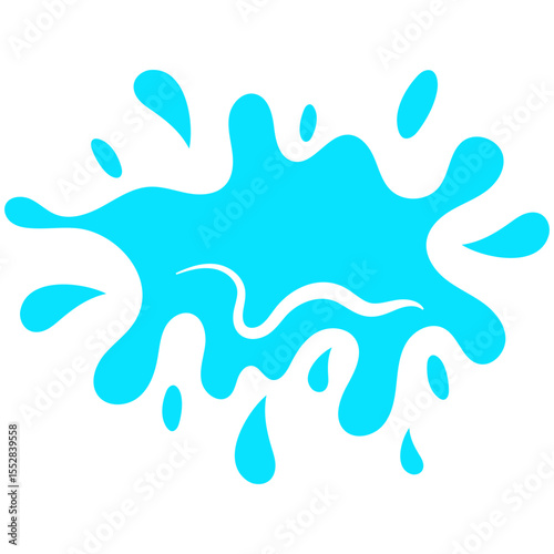 Abstract Fluid Splash